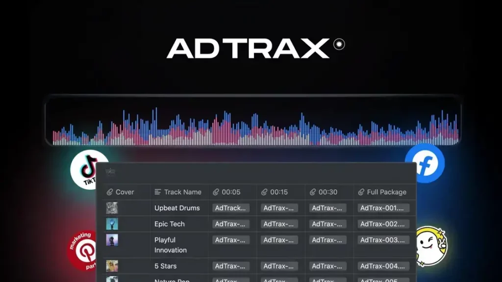 AdTrax - Accelerate Your Digital Ads Soundtrack Creation