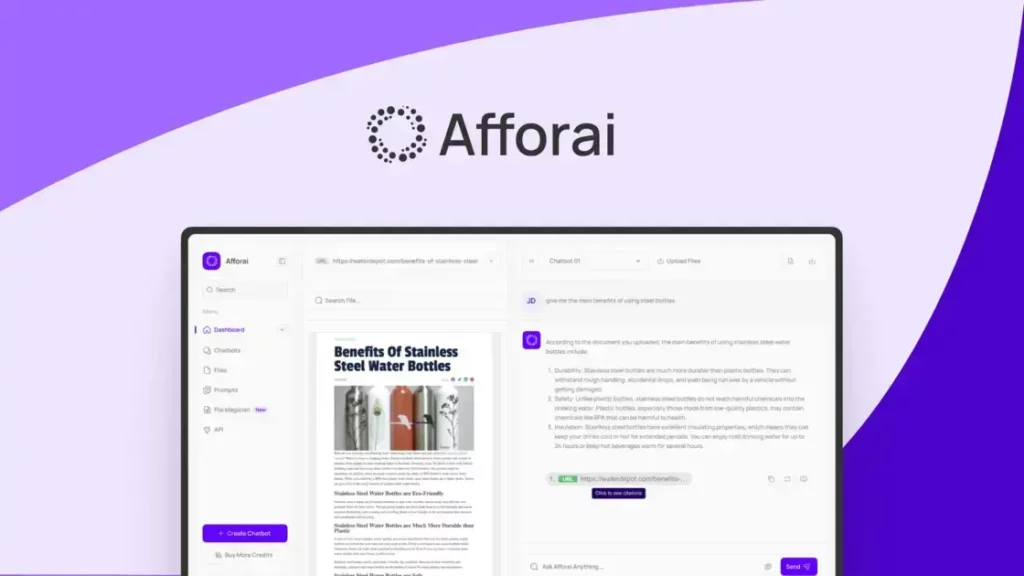 Afforai - AI Research Assistant to Search, Summarize, Translate