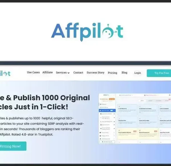 Affpilot - AI Writing Tool for Content Creation | Exclusive Deal