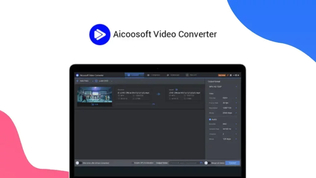 Aicoosoft Video Converter - All-in-One Video Tool | Convert, Edit & Compress