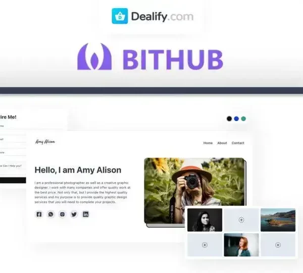 BITHUB - Create Professional Landing Pages | Exclusive Deal