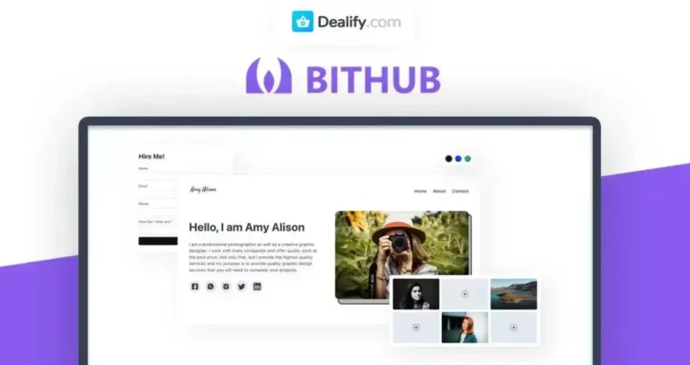 BITHUB - Create Professional Landing Pages | Exclusive Deal