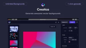 Creatica - Unlimited Unique Vector Backgrounds Generator