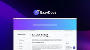 EazyDocs - Create Comprehensive Documentation with Ease