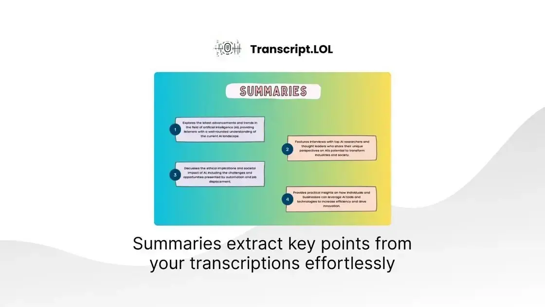 Enhance content understanding through advanced transcription service