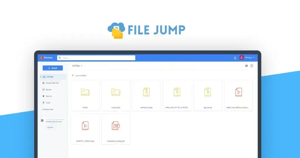 FileJump - Secure Cloud Storage & File Management Solution