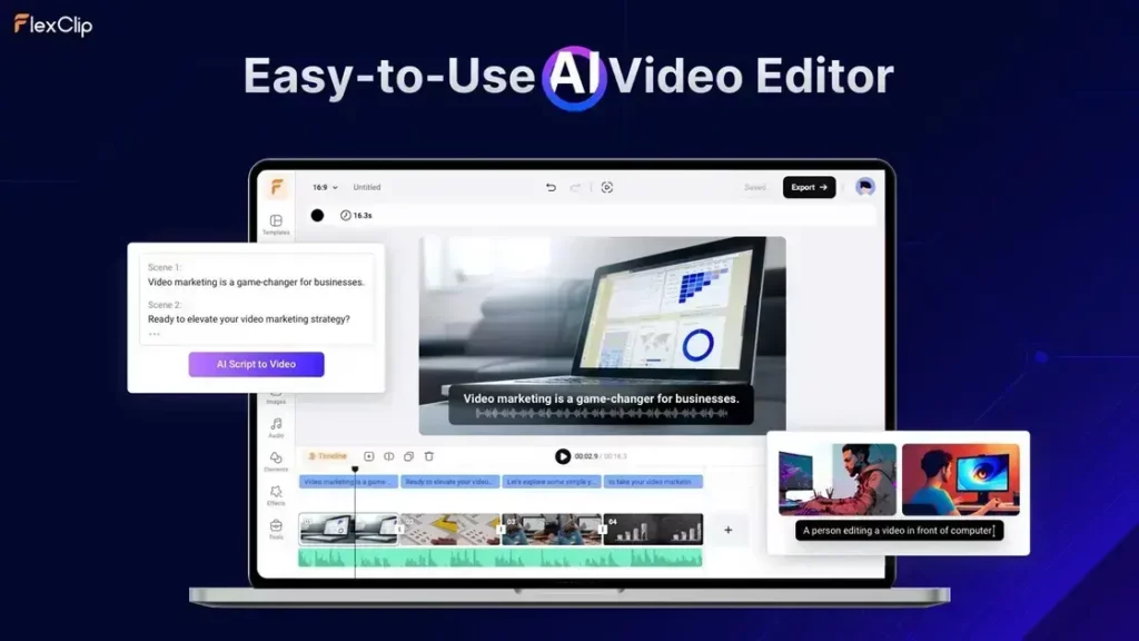 FlexClip - Create Professional Videos Easily & Effectively