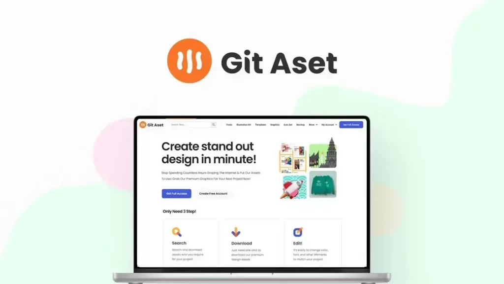 Git Aset - Discover Premium Graphic Assets & Design Tools