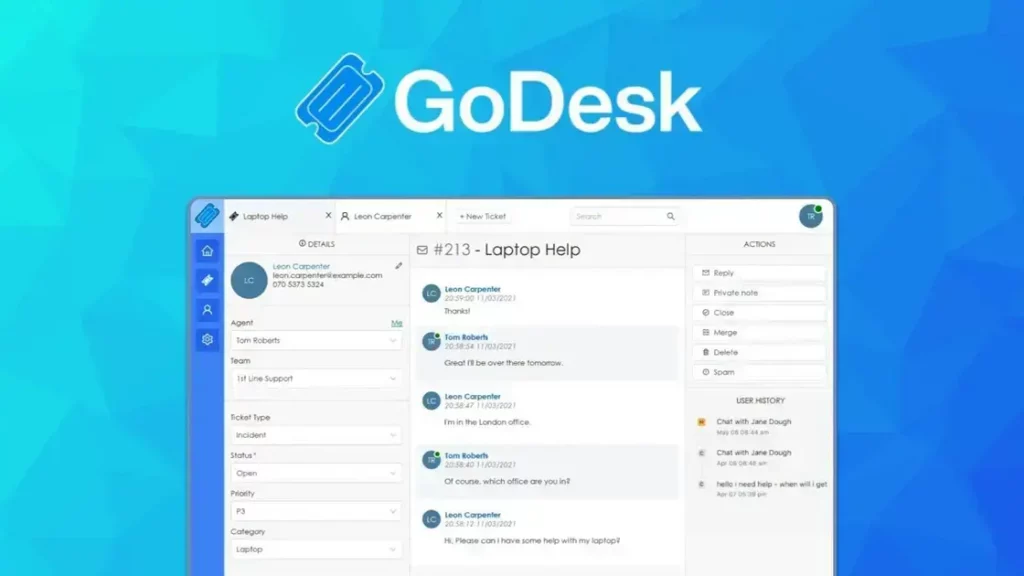 GoDesk - All-in-One Shared Email Help Desk & Knowledge Base