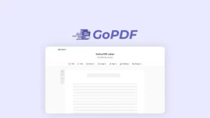 GoPDF - Your Complete PDF Solution | Edit, Sign, Convert, Merge