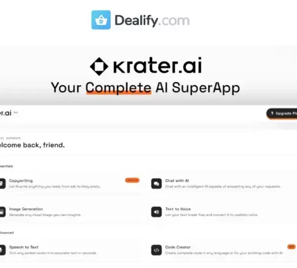 Krater.ai - All-In-One AI Tools for Copywriting, Image Generation, and more