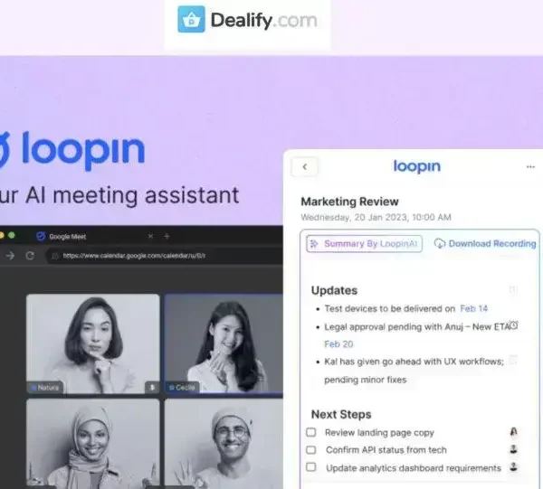 Loopin - AI Meeting Assistant | Exclusive Lifetime Deal