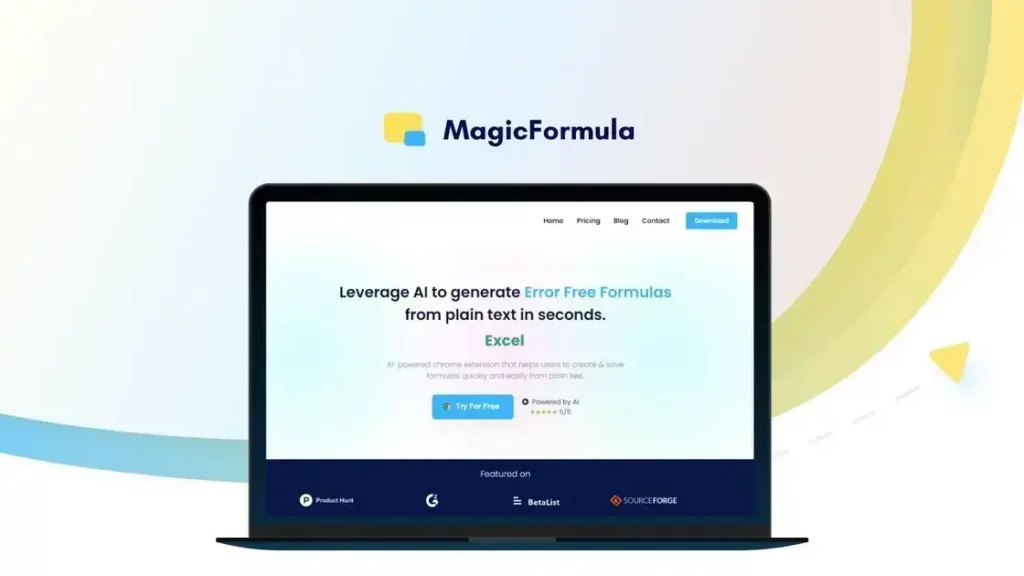 MagicFormula - Master Spreadsheets and Databases with AI | SoftWizzy