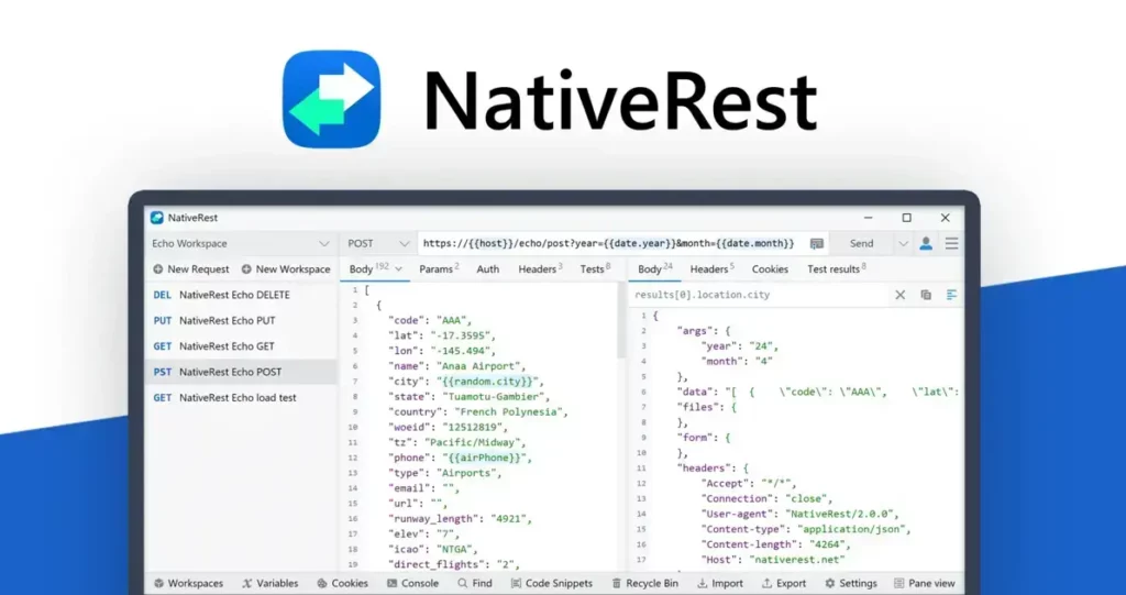 NativeRest - A Revolutionary API Client for Windows Users