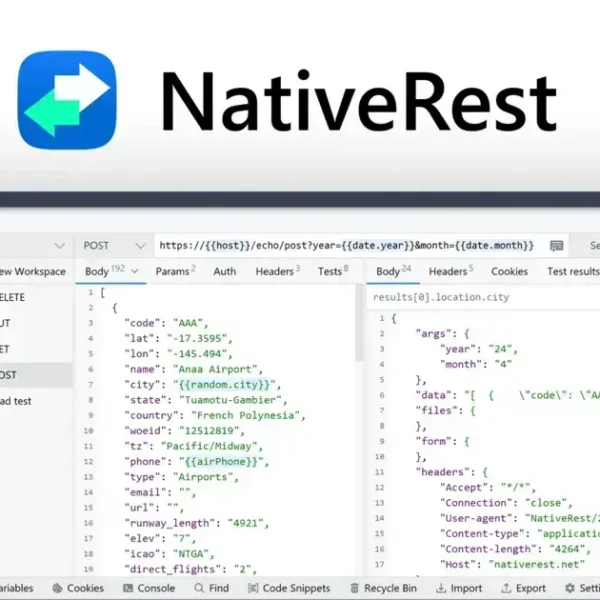 NativeRest - A Revolutionary API Client for Windows Users