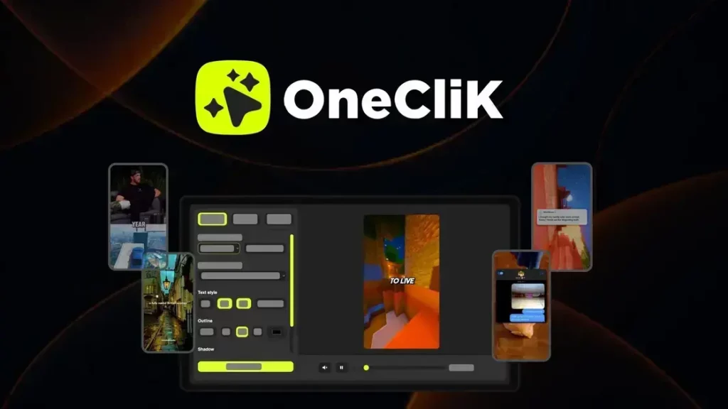 OneCliK - Automate Viral Video Creation and Monetization on TikTok & YouTube