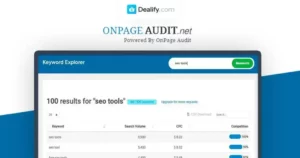 OnPageAudit - SEO Tool for Website Owners | Exclusive Deal