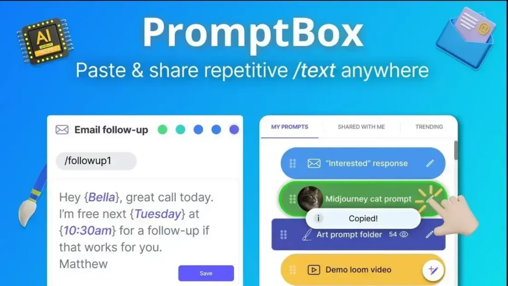 PromptBox - Beautifully Organize Text | Software