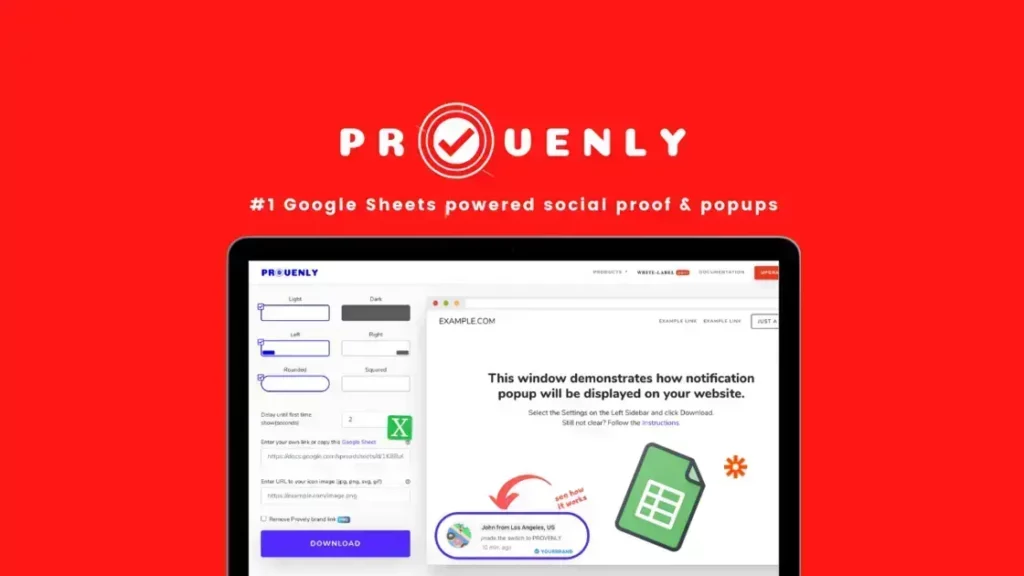 Proven.ly - Social Proof and Notification Popups