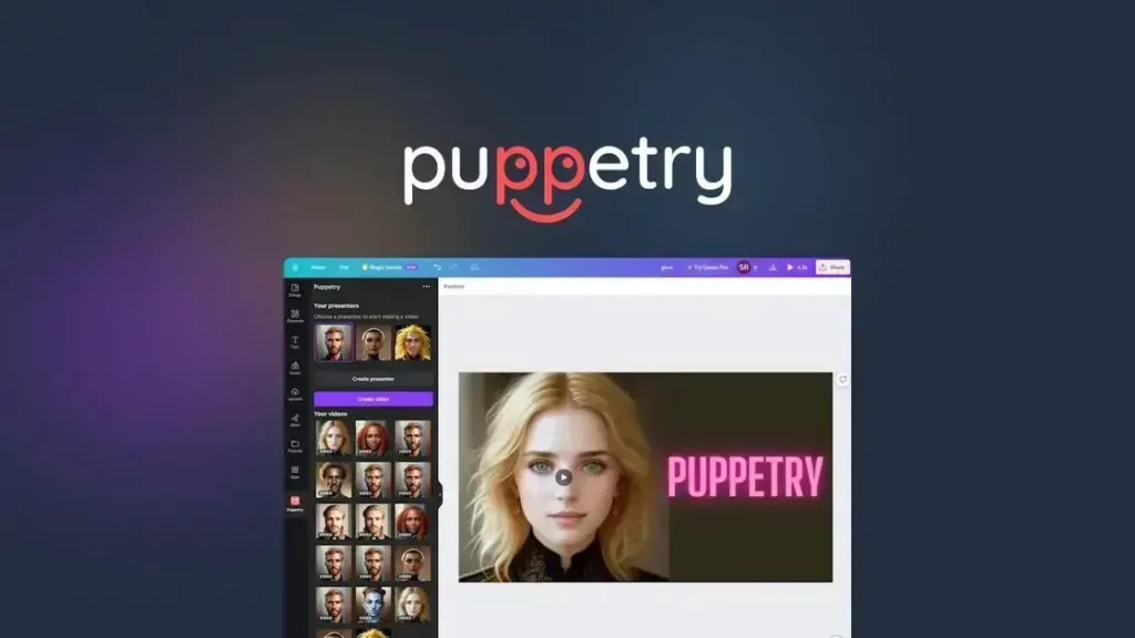 Puppetry - AI Avatar Talking Head Video Creation Tool