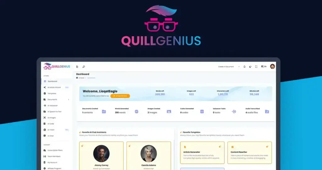 QuillGenius - Your Ultimate AI Writing Assistant | Lifetime Deal