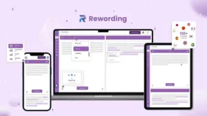 Rewording - AI Paraphrasing Tool for Efficient Writing Skills