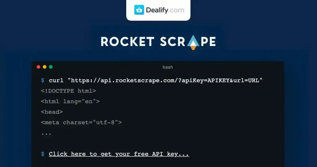 RocketScrape - Fast & Reliable Web Scraping API