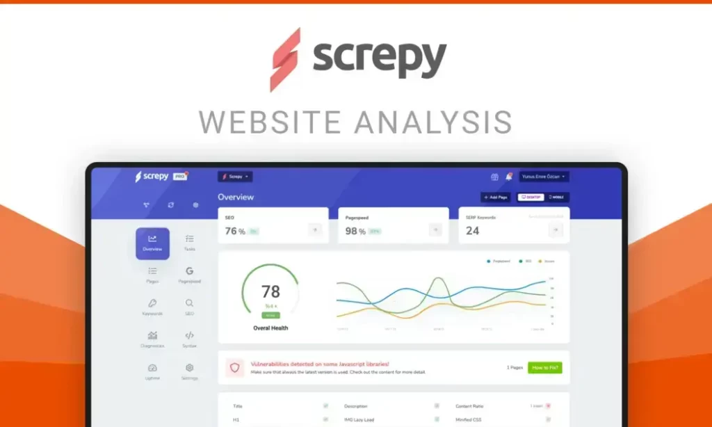 Screpy - AI SEO & Website Metrics Analysis Tool