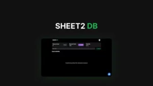 Sheet2DB - Transform Google Sheets to JSON API | Software