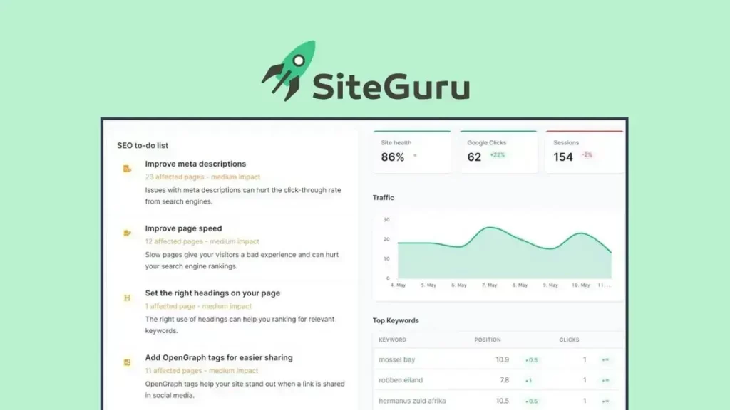 SiteGuru - SEO Audit & Monitoring Tool