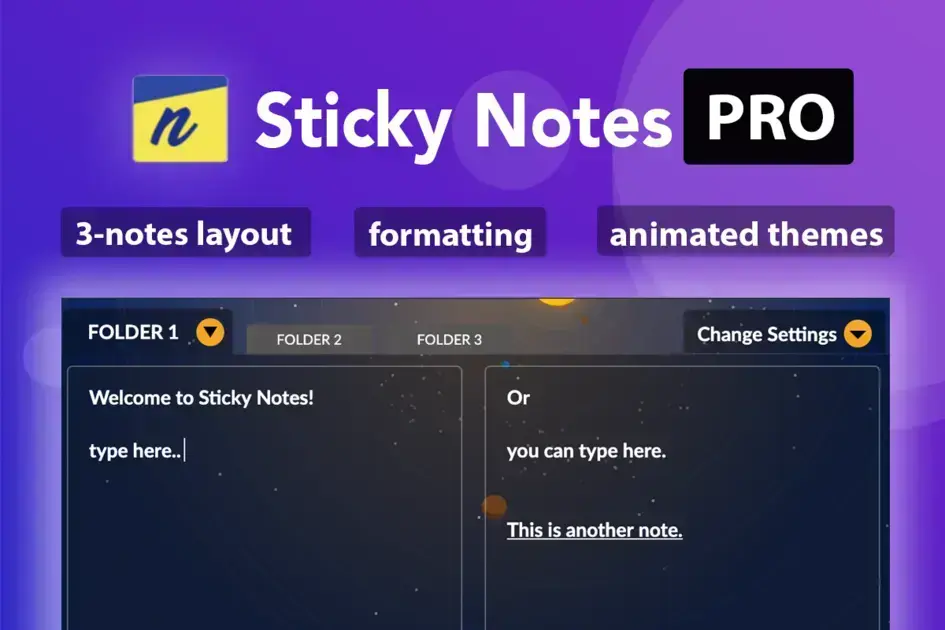 Sticky Notes Pro - Quickest Note Taking | Software