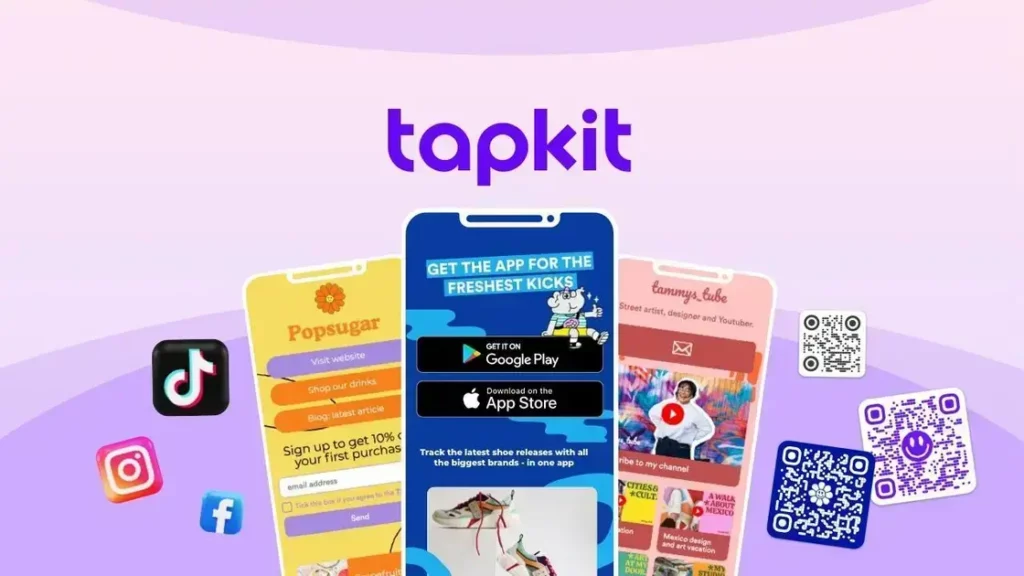 Tapkit - Microsite & QR Studio | Software