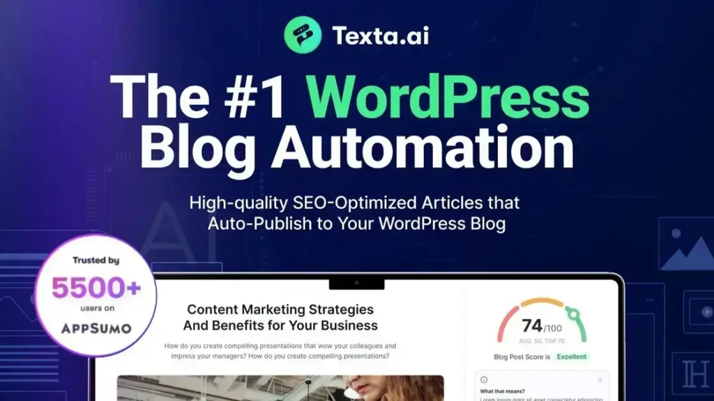 Texta.ai - SEO-Optimized WordPress Blog Automation | Autoblogging