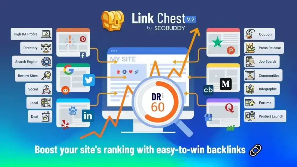 The Link Chest by SEO Buddy - High-Quality Backlink Opportunities