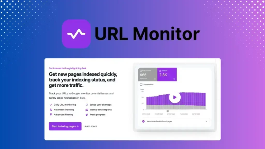 URL Monitor - Automate Faster Google Indexing