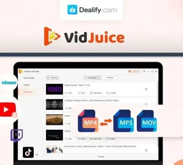 VidJuice UniTube - Download & Convert Videos Easily