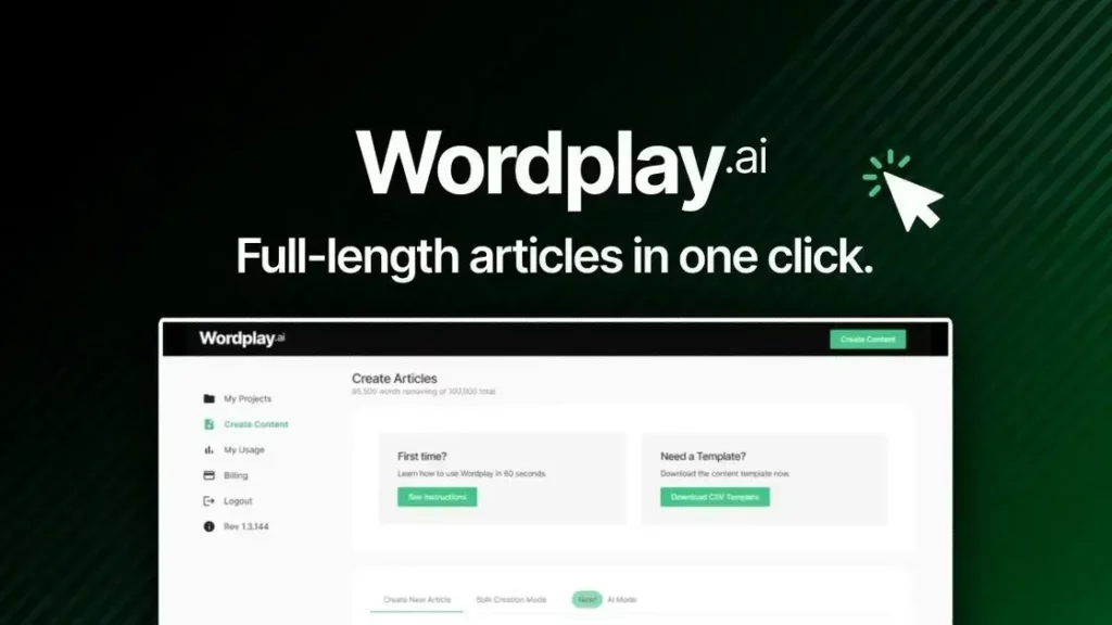 Wordplay AI Writer - Long-Form AI Content Creator