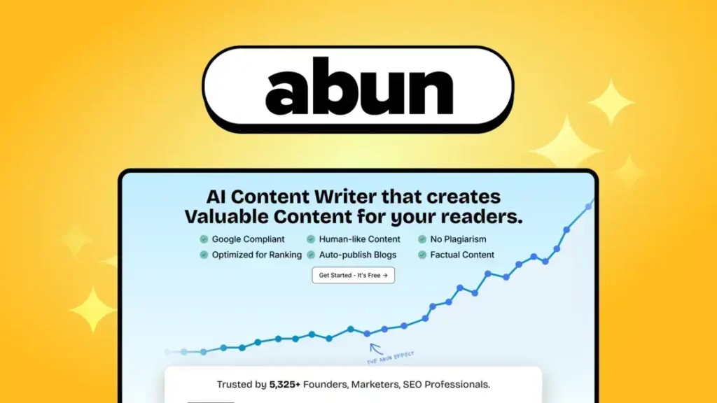 Abun AI - Automate Blogging with AI | AI-powered SEO Generator