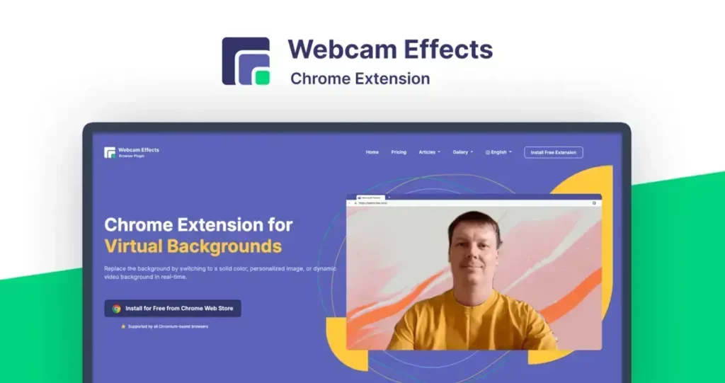 Al Webcam Effects - Enhance Video Calls with Over 15 Visual Effects | Lifetime Deal