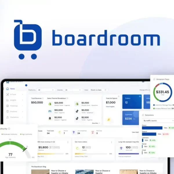 Boardroom - Centralize Ecommerce & SEO Data | All-in-One Analytics Dashboard