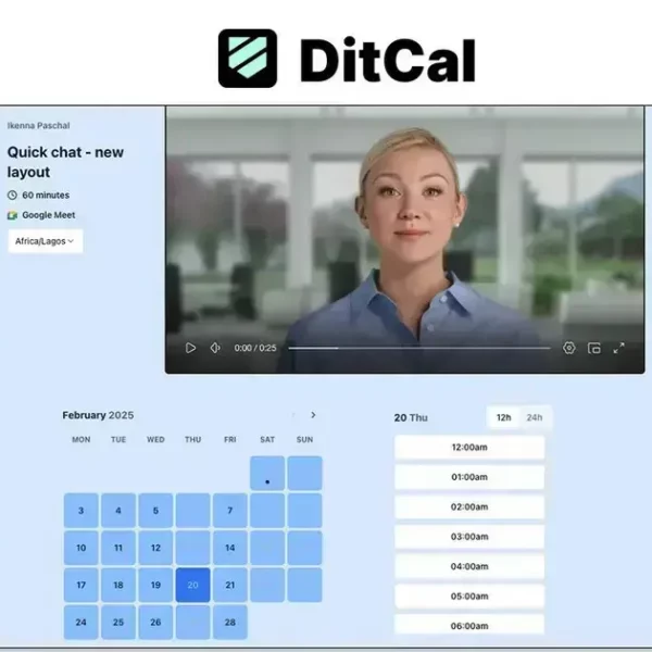 DitCal - Efficient Scheduling Platform with Video Intros | Alternative