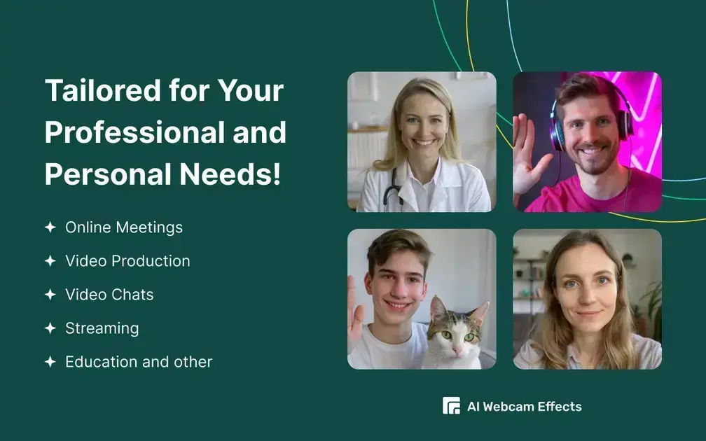 Enhance your video calls with Al Webcam Effects