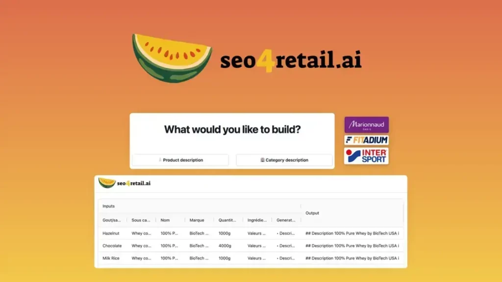 Generate SEO-Friendly Product Descriptions with seo4retail