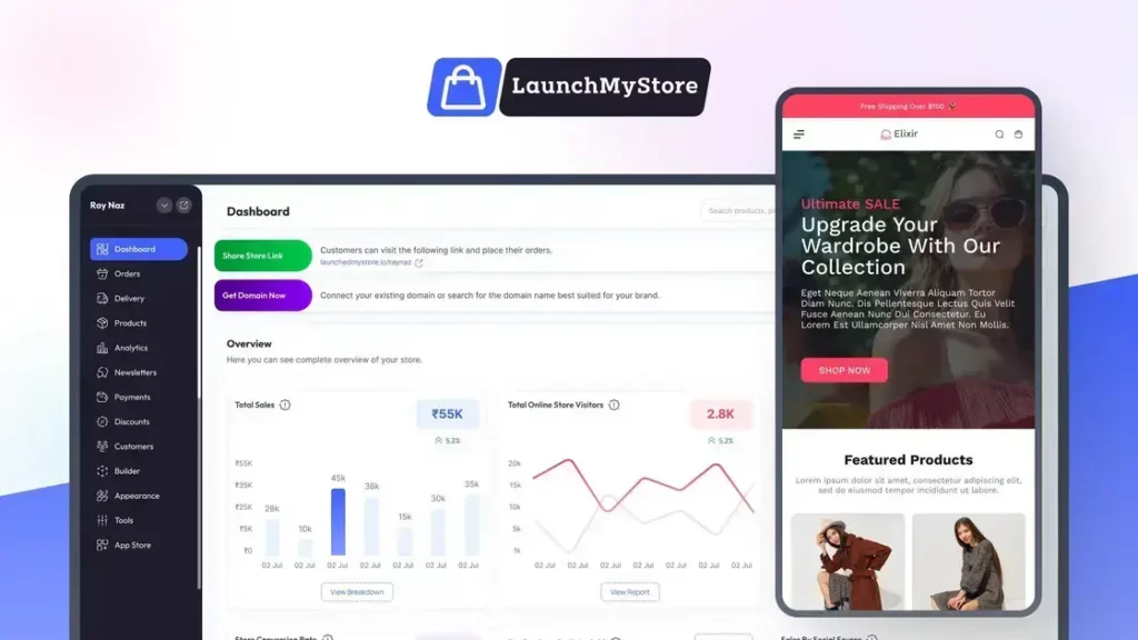 LaunchMyStore - Build, Manage & Scale Your Online Store Effortlessly