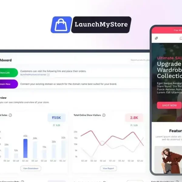 LaunchMyStore - Ecommerce Website Builder | All-in-One Solution