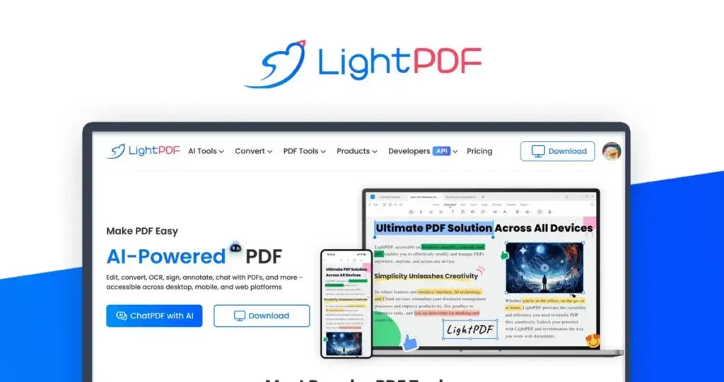 LightPDF - Manage PDFs Easily | Lifetime Deal