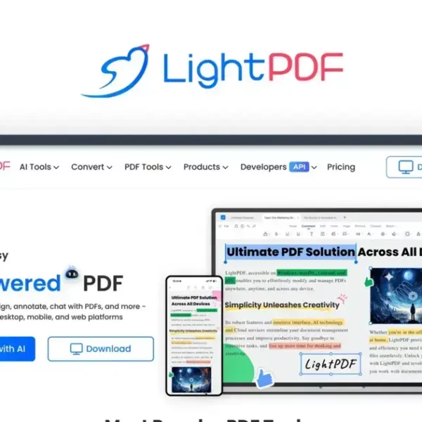 LightPDF - Manage PDFs Easily | Lifetime Deal