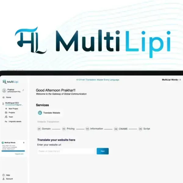 MultiLipi - Boost SEO with AI Website Translation