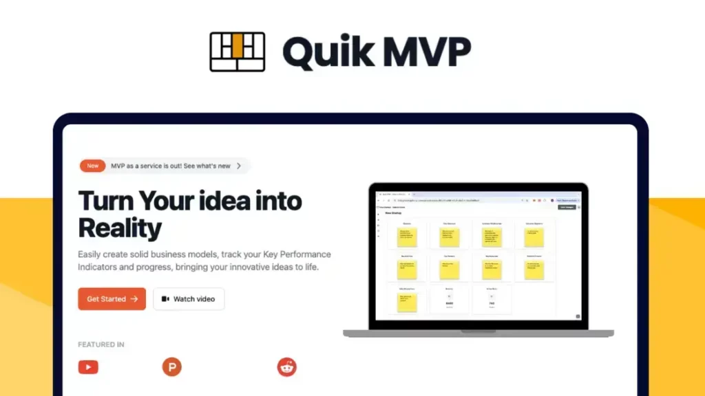 Quik MVP - Easily Create Robust Business Models | Lifetime Deal