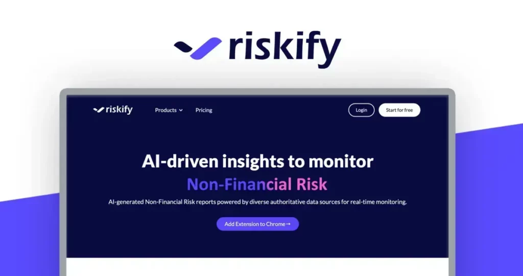 Riskify - AI-Powered Non-Financial Risk Assessment Tool